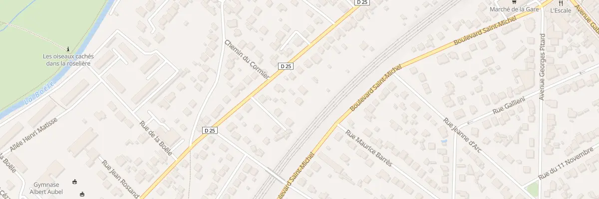 Plan du 65 Rte de Longpont à Sainte-Geneviève-des-Bois