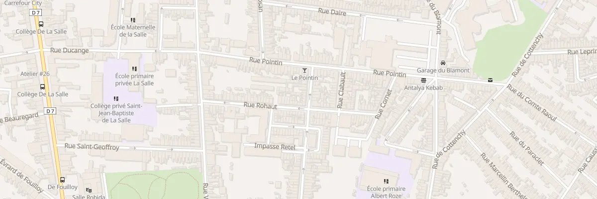 Plan du 55 Rue Rohaut à Amiens