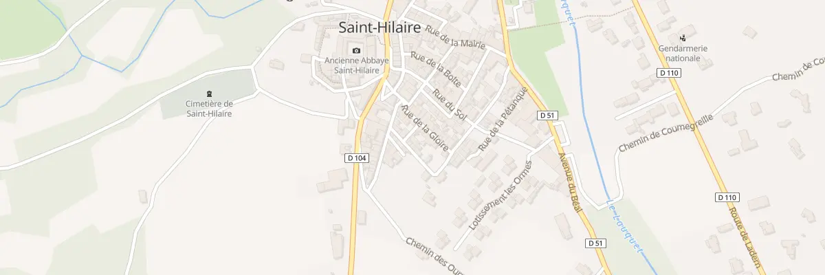Plan du 10 Rue de la Gloire à Saint-Hilaire