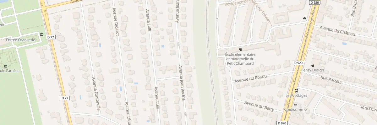 Plan du 21 Av Jean Racine à Sceaux