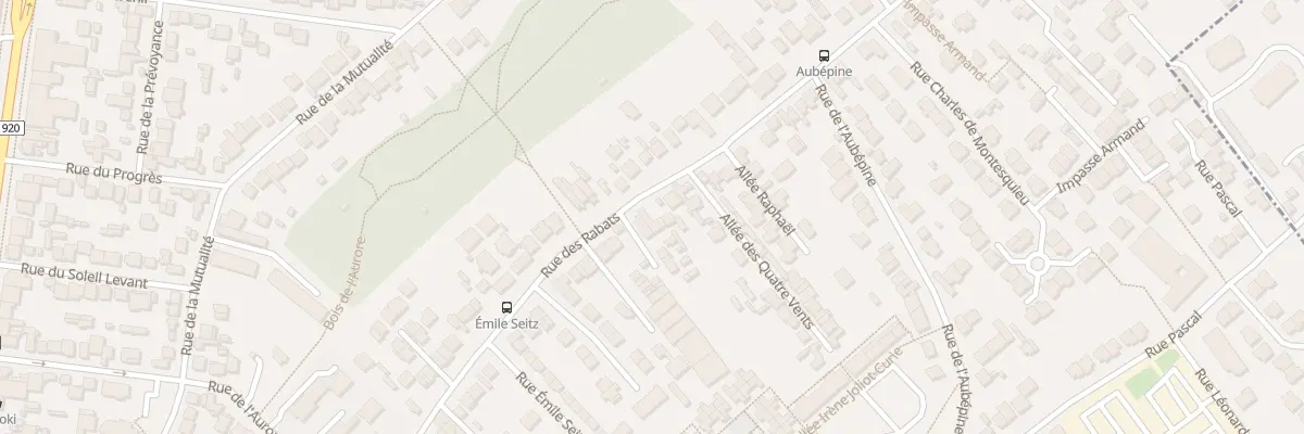 Plan du 97 Rue des Rabats à Antony