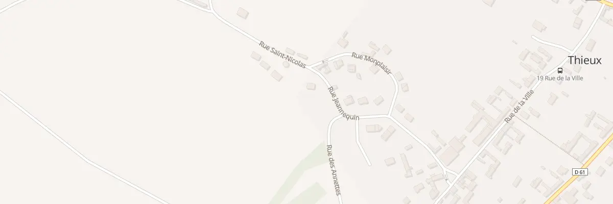 Plan du 17 Rue Jeannequin à Thieux