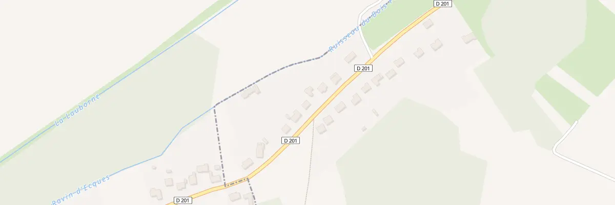 Plan du 8 Rue d’Ecques à Quiestède