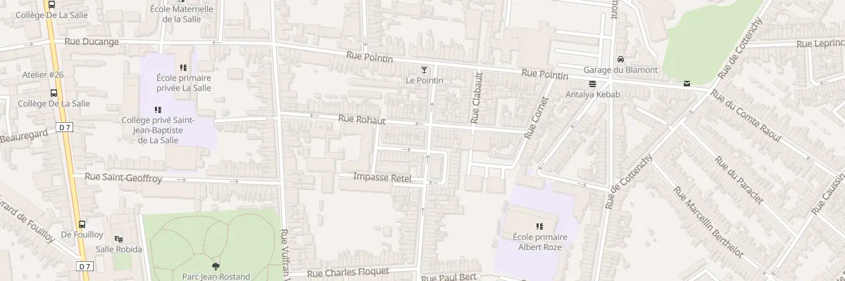 Plan du 24 Rue Coquerel à Amiens