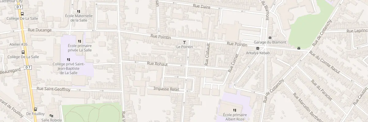 Plan du 18 Rue Coquerel à Amiens