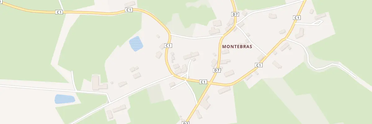 Plan du 18 Montebras à Soumans