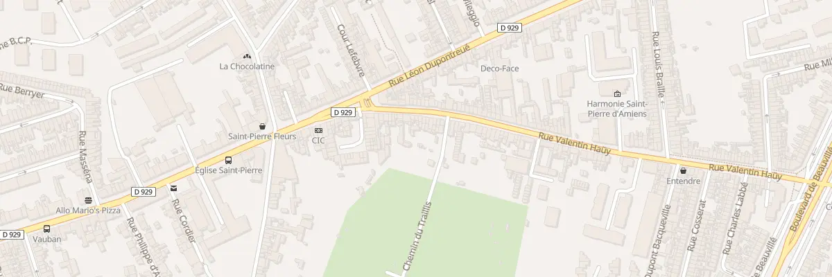 Plan du 26 Rue Valentin Haüy à Amiens
