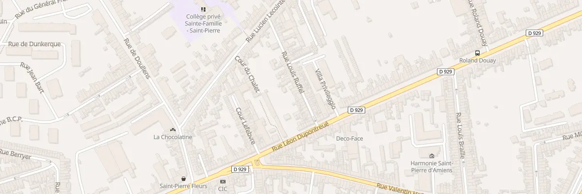 Plan du 17 Rue Louis Ruffel à Amiens