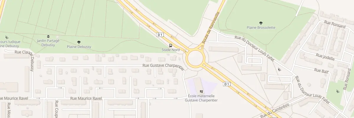 Plan du 43 Rue Gustave Charpentier à Amiens
