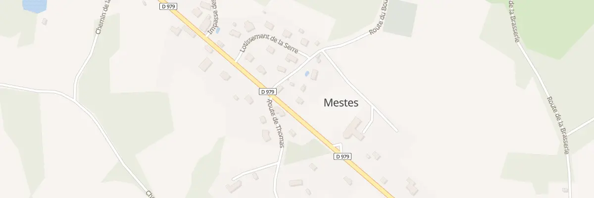 Plan du 15 Gr de la Serre à Mestes