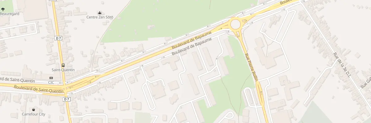 Plan du 315 Bd de Bapaume à Amiens