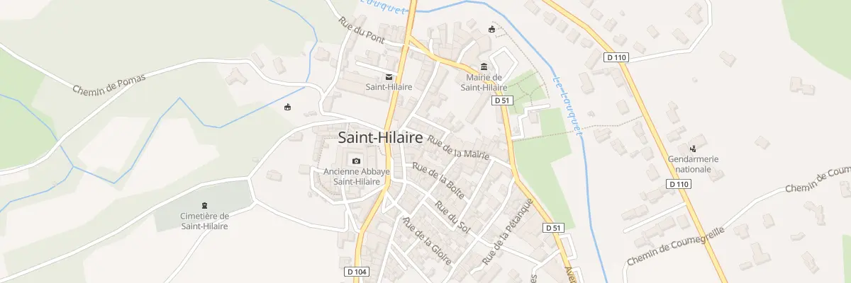 Plan du 13 Rue de la Mairie à Saint-Hilaire