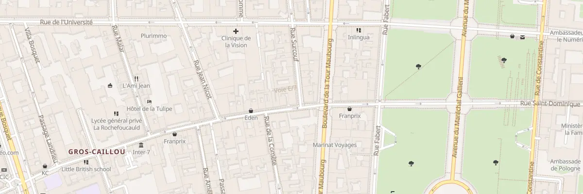 Plan du 54 Rue Saint-Dominique à Paris 7e Arrondissement