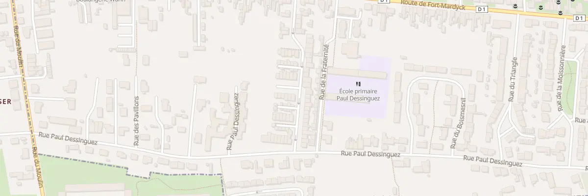 Plan du 30 Rue de la Liberté à Dunkerque