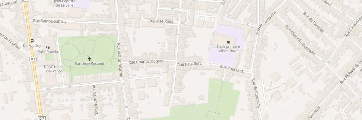 Plan du 67 Rue Coquerel à Amiens