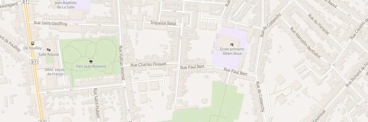 Plan du 65 Rue Coquerel à Amiens