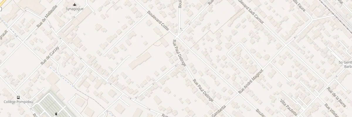 Plan du 4 Rue Paul Delinge à Enghien-les-Bains