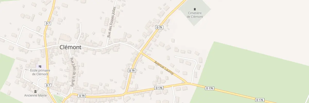 Plan du 18 Rue du 11 Novembre 1918 à Clémont