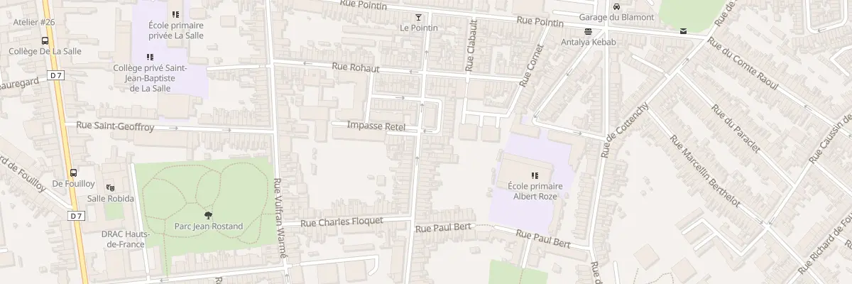 Plan du 31 Rue Coquerel à Amiens