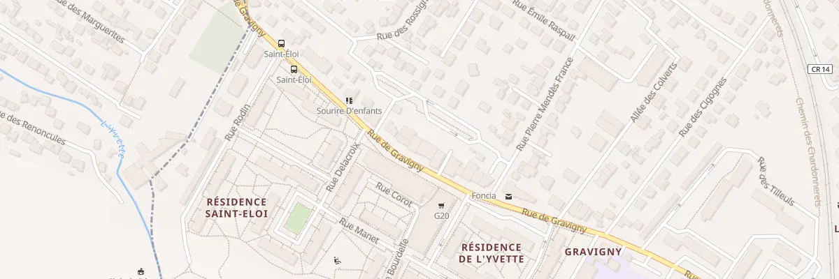 Plan du 73 Rue de Gravigny à Chilly-Mazarin