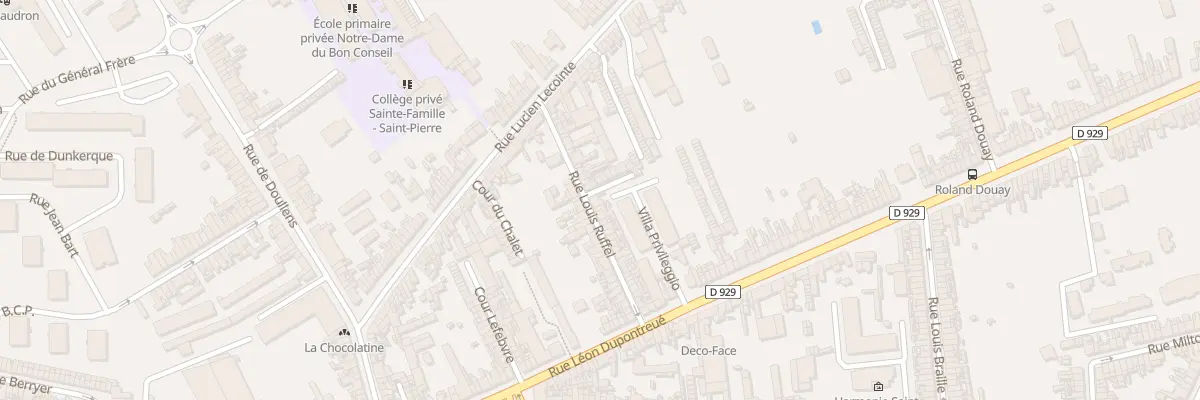 Plan du 44 Rue Louis Ruffel à Amiens