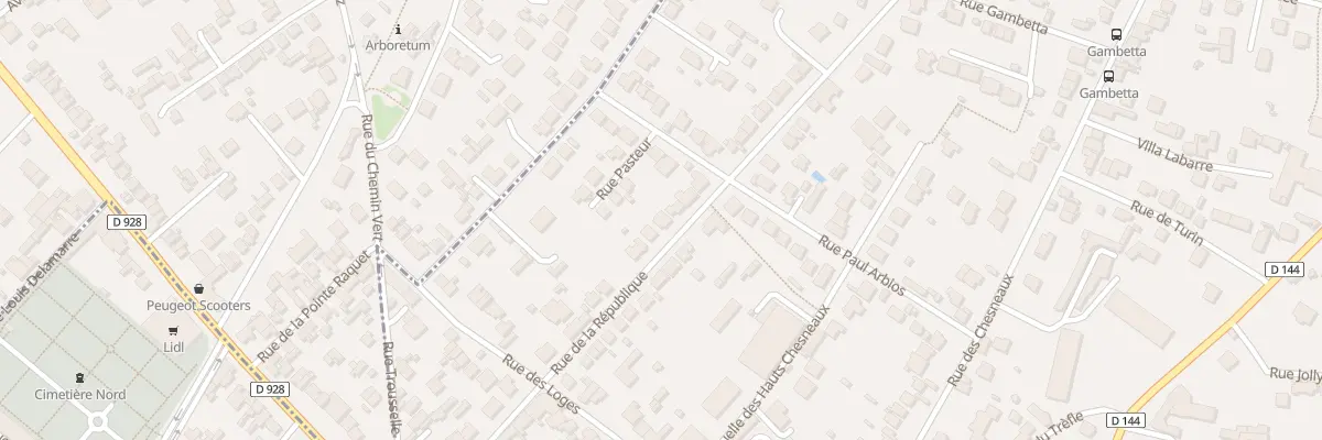 Plan du 74 Rue de la République à Montmorency