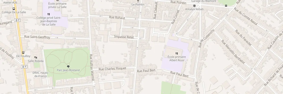 Plan du 37 Rue Coquerel à Amiens