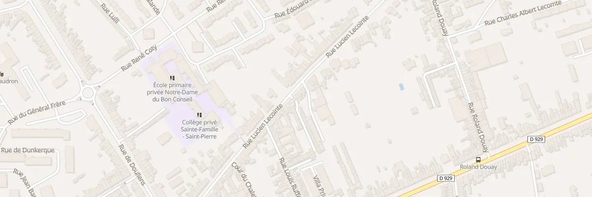 Plan du 118 Rue Lucien Lecointe à Amiens