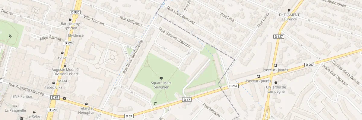 Plan du 10 Rue Emile Grassot à Antony