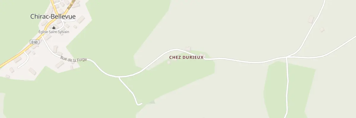 Plan du 4 Chez Durieux à Chirac-Bellevue