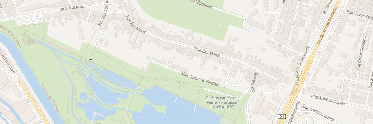 Plan du 184 Rue Eloi Morel à Amiens