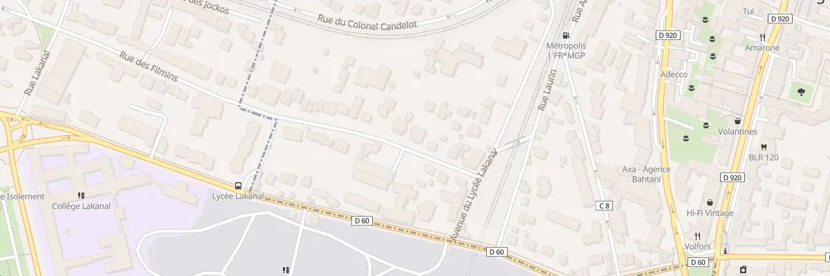 Plan du 8 Rue Auguste Demmler à Bourg-la-Reine