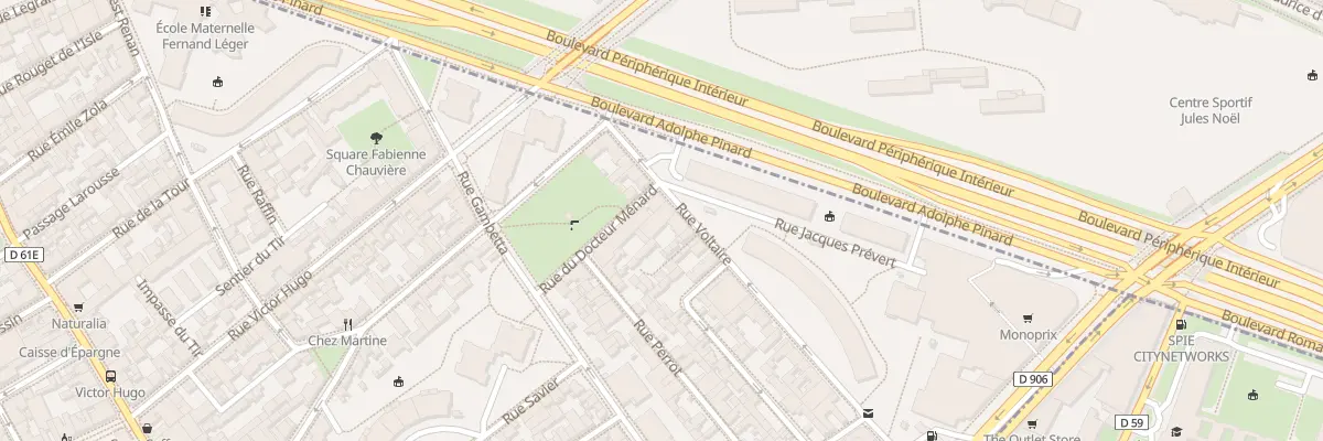 Plan du 16 Rue Voltaire à Malakoff