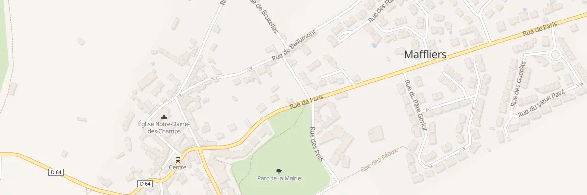 Plan du 7 Rue de Paris à Maffliers
