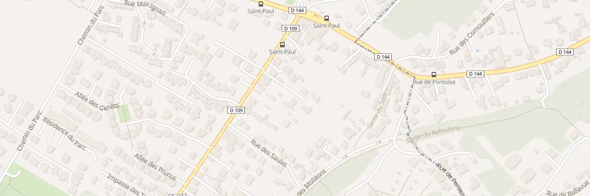 Plan du 108B Rue de Montmorency à Soisy-sous-Montmorency