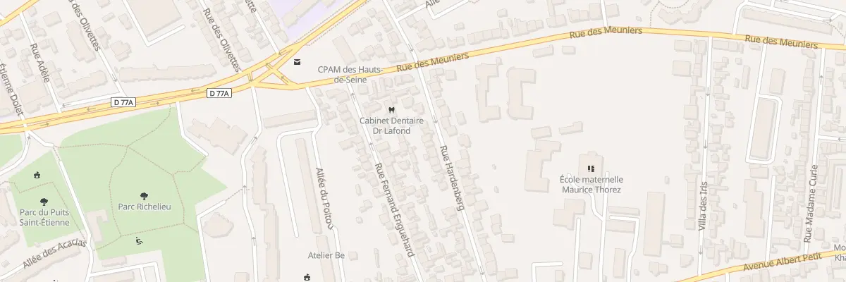 Plan du 35 Rue Hardenberg à Bagneux