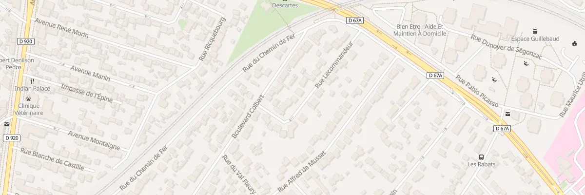 Plan du 22 Rue Lecommandeur à Antony
