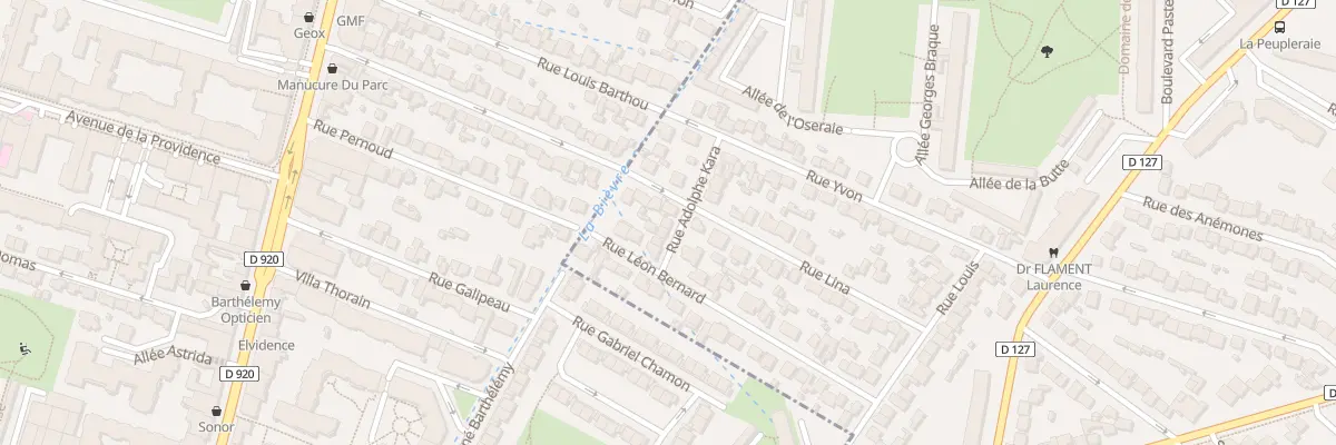 Plan du 8B Rue Adolphe Kara à Fresnes