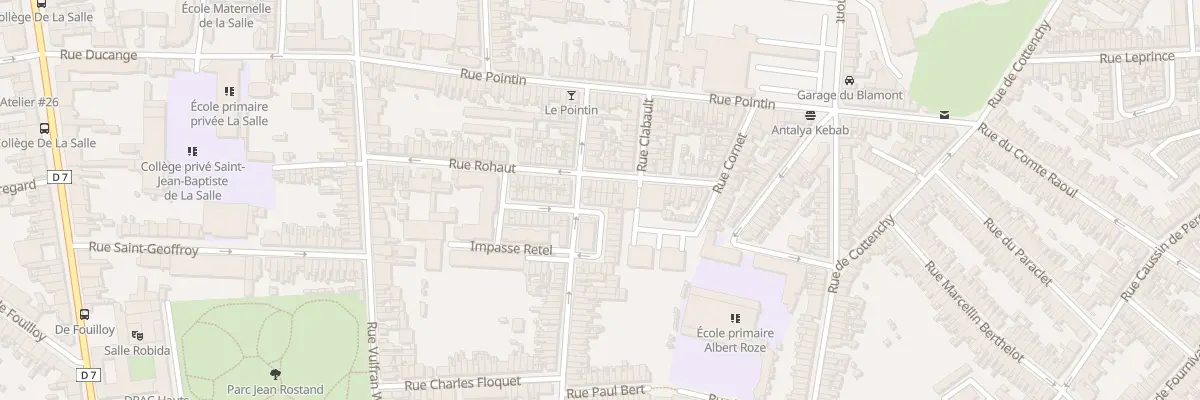 Plan du 5 Rue Langlès à Amiens