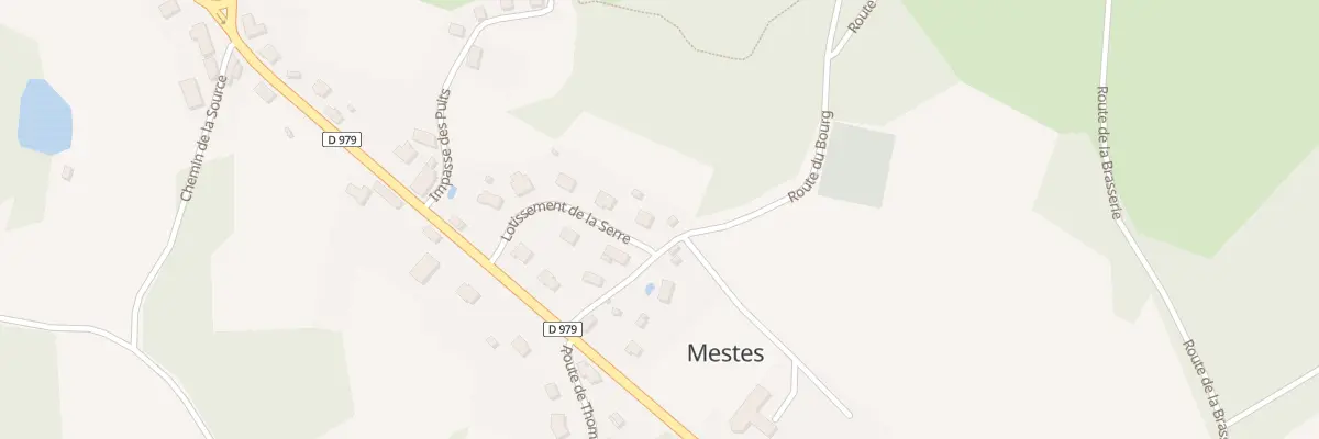 Plan du 5128 La Serre à Mestes