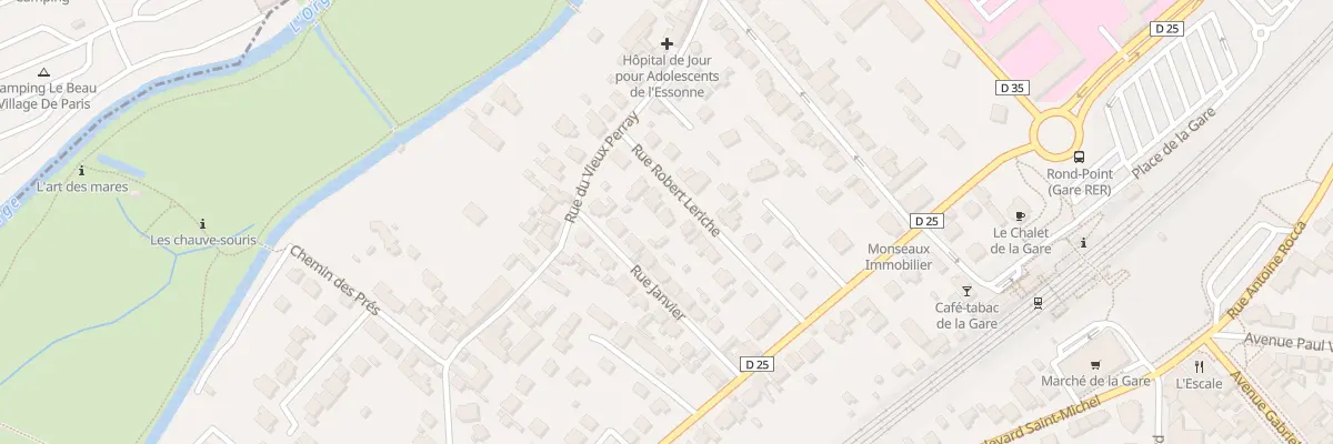 Plan du 11 Rue Robert Leriche à Sainte-Geneviève-des-Bois