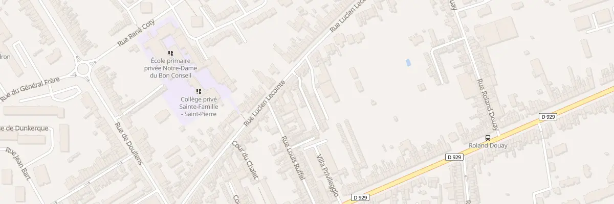 Plan du 112 Rue Lucien Lecointe à Amiens