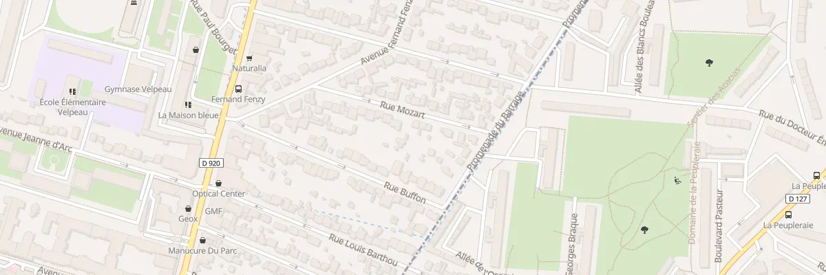 Plan du 22 Rue Mozart à Antony