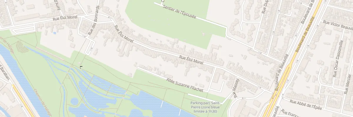 Plan du 186 Rue Eloi Morel à Amiens