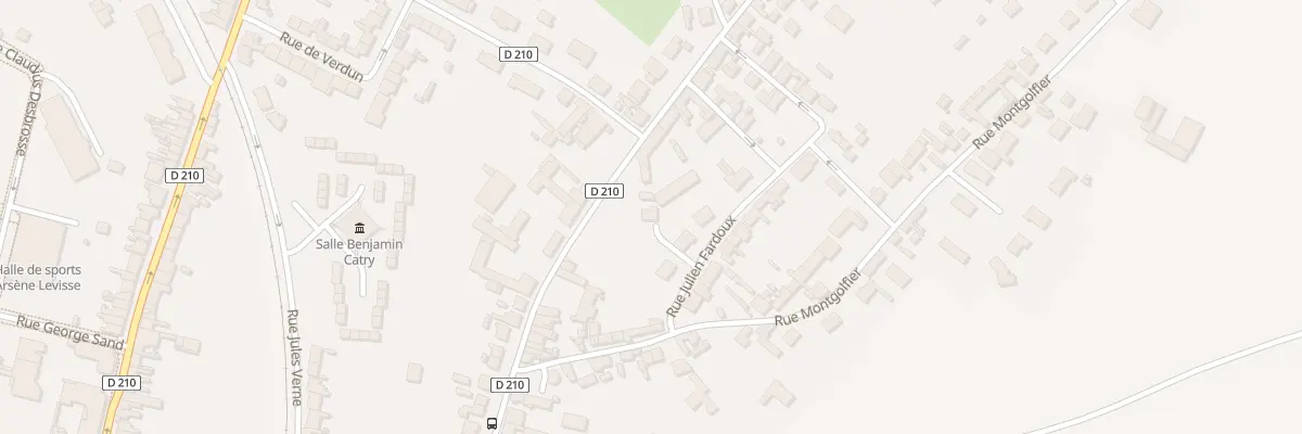 Plan du 1A Rue Julien Fardoux à Arques