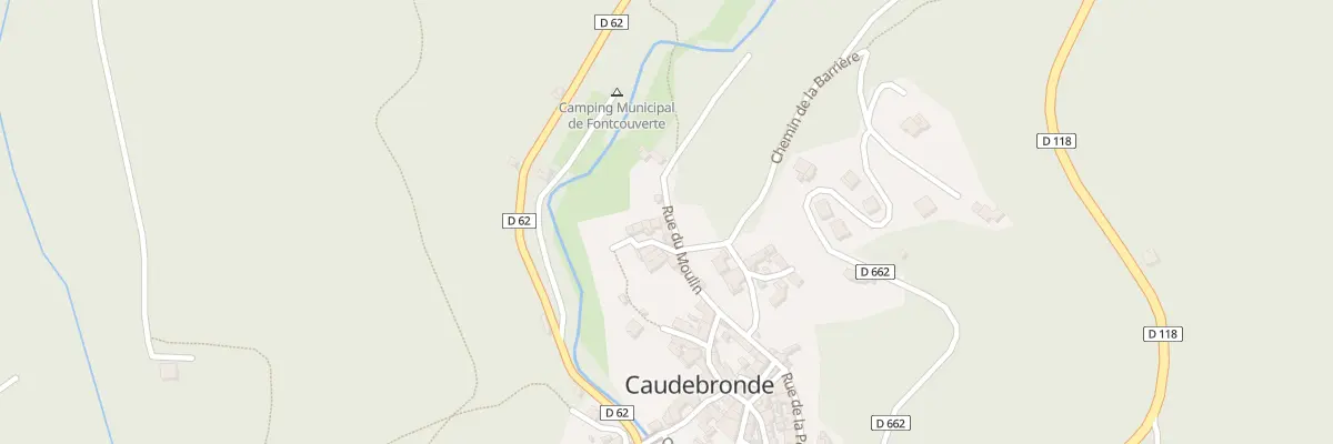 Plan du 6 Le Village à Caudebronde