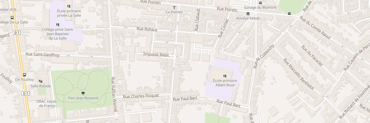 Plan du 35 Rue Langlès à Amiens