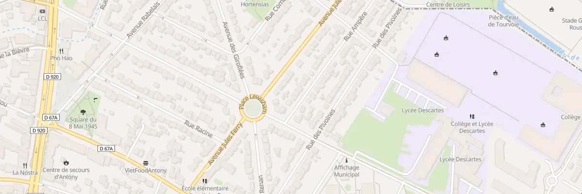 Plan du 5 Rue Ampère à Antony