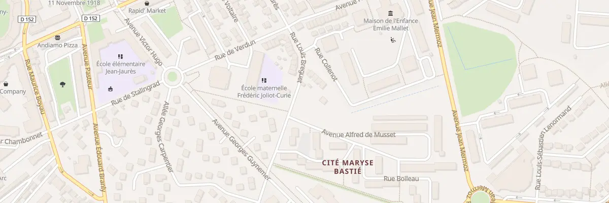 Plan du 3 Rue Alfred de Musset à Brétigny-sur-Orge