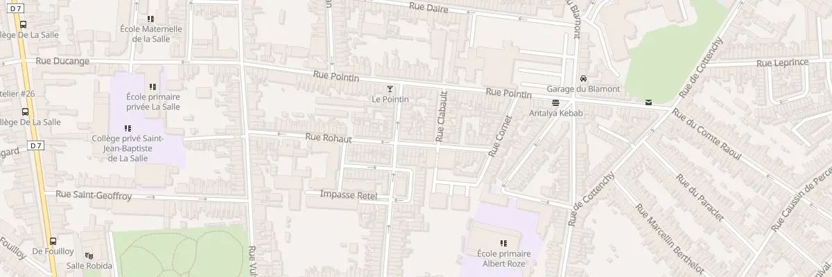 Plan du 61 Rue Rohaut à Amiens
